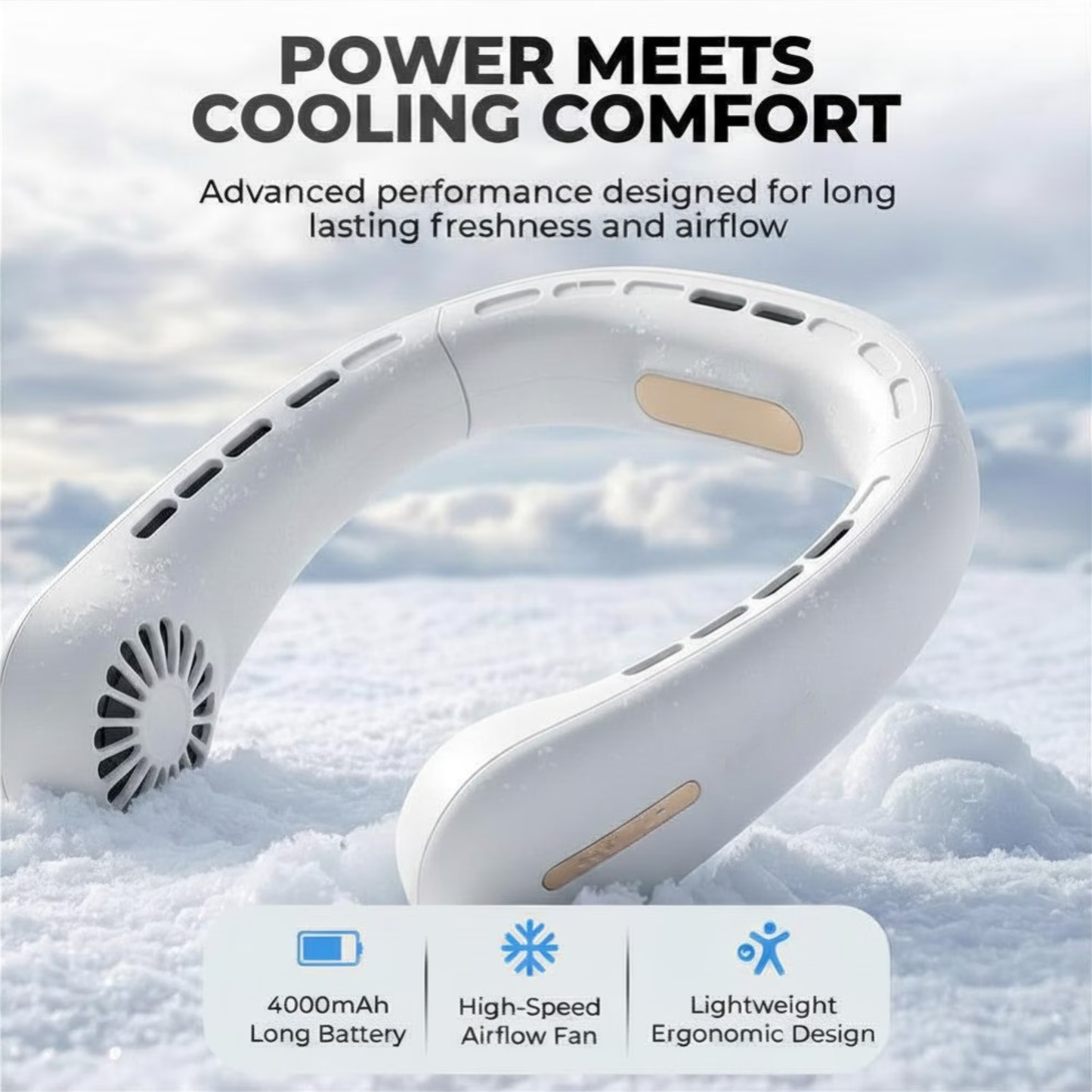 Bladeless Hands-Free Neck Hanging Portable Electric Fan