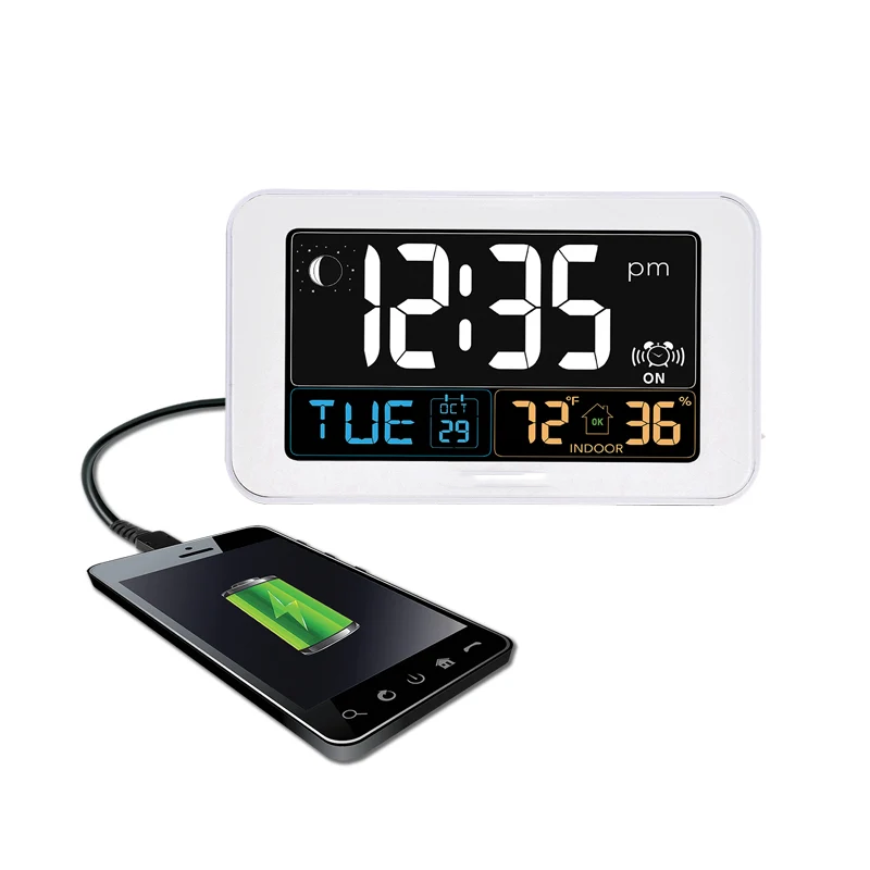 Color Screen Digital Alarm Clock