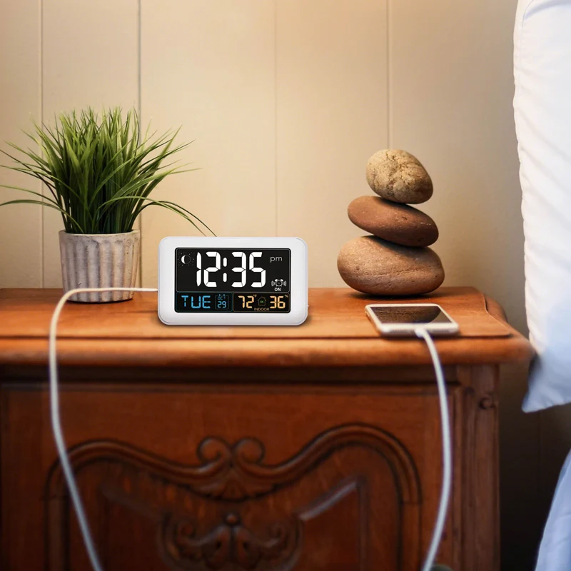 Color Screen Digital Alarm Clock