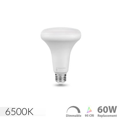 6500K Dimmable E26 LED BR Flood Light Bulb