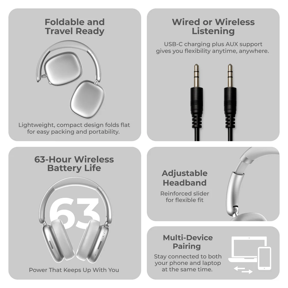 Wireless Over-Ear Headphones