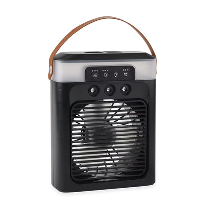 Portable Mini Cooling Fan with 7 Color LED Ambient Lights